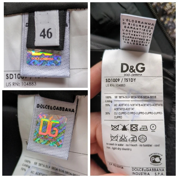 Dolce & Gabanna Midi  Sheath Dress EU 46/US M Acetate Sequin Print Silk - Picture 3 of 17